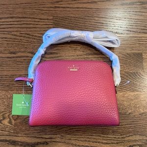 kate spade Hot Pink Pebbled Leather Crossbody Bag